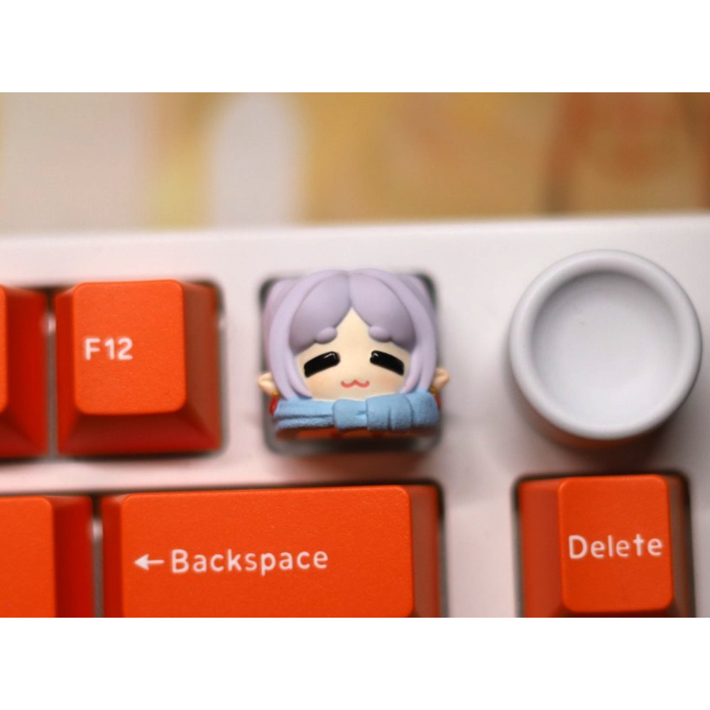 Chibi Frieren Artisan Keycap – Cute Resin MX Switch (Beyond Journey’s End)